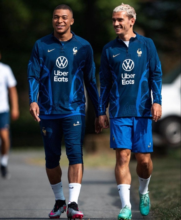 Kylian Mbappé y Antoine Griezmann