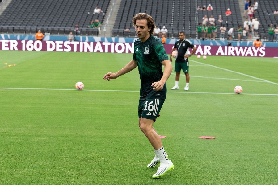 Sebastián Córdova con la Selección Mexicana