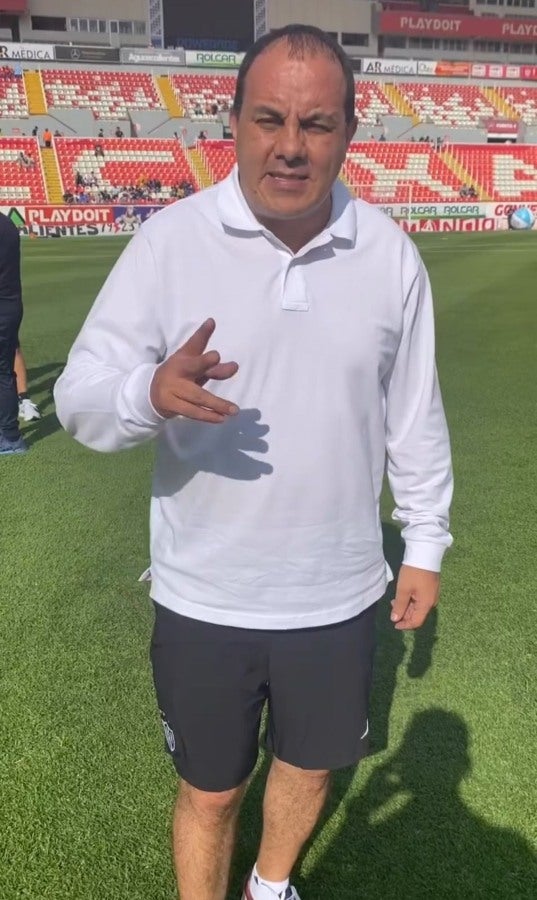 Cuauhtémoc Blanco en el Estadio Victoria