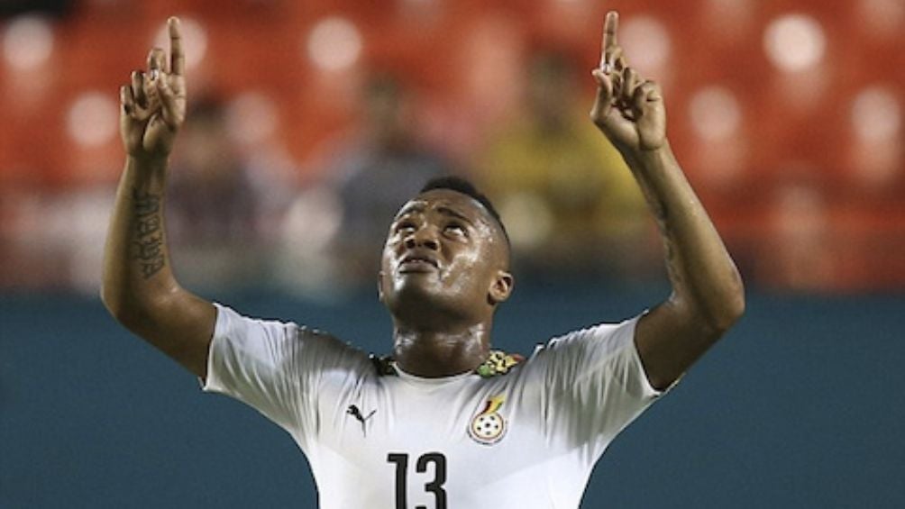 Ayew con la selección de Ghana