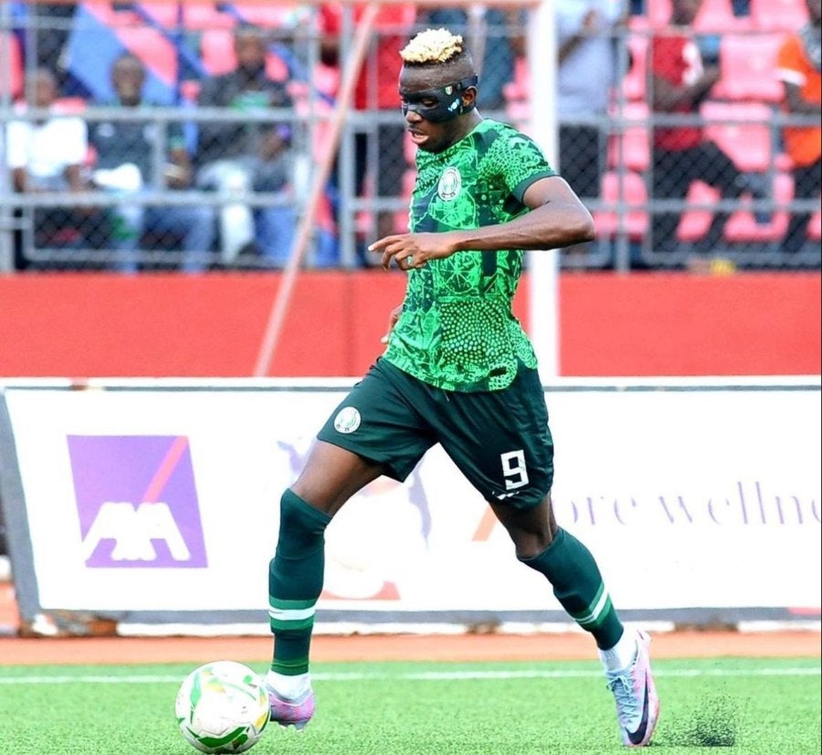 Víctor Osimhen, delantero de la Selección de Nigeria