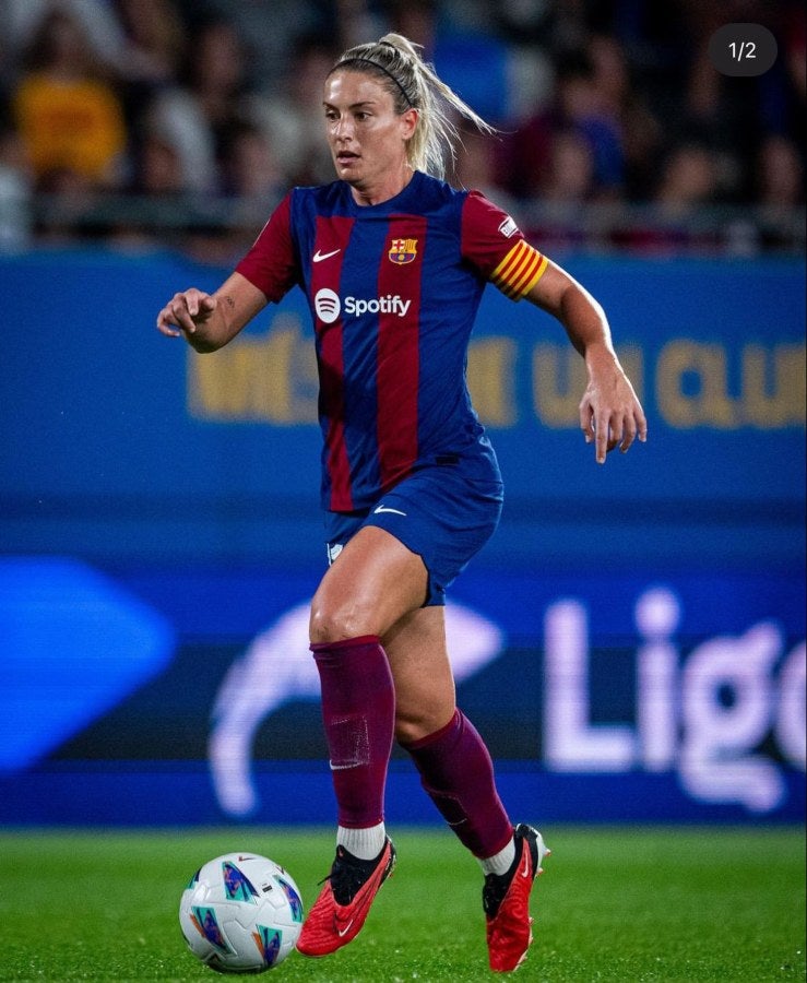 Alexia Putellas, máxima goleadora del Barcelona