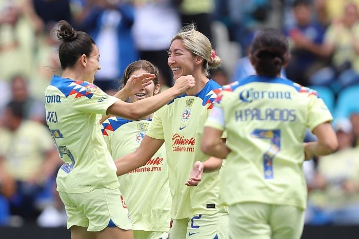 América Femenil goleó 6-1 a Puebla