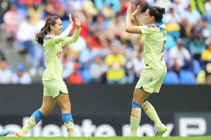 América Femenil goleó 6-1 a Puebla