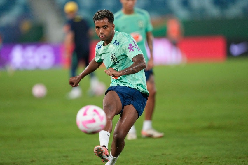 Rpdrygo Goes en entrenamiento con Brasil