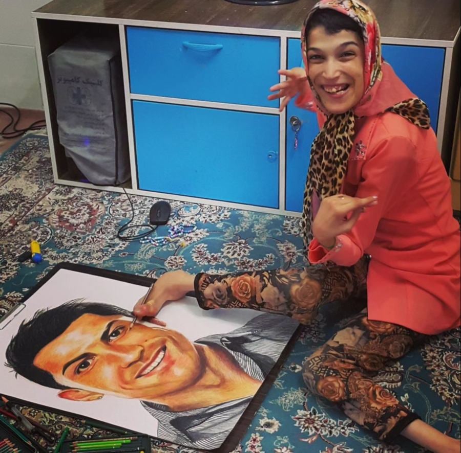 Fatemeh Hamami, artista iraní