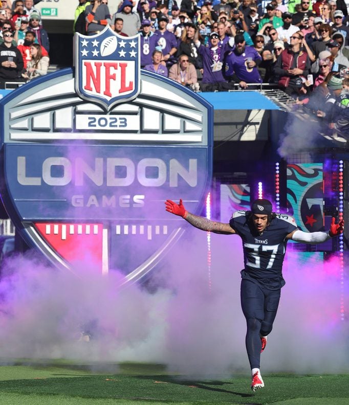 Juego de 2023 entre Titans y Ravens en Londres