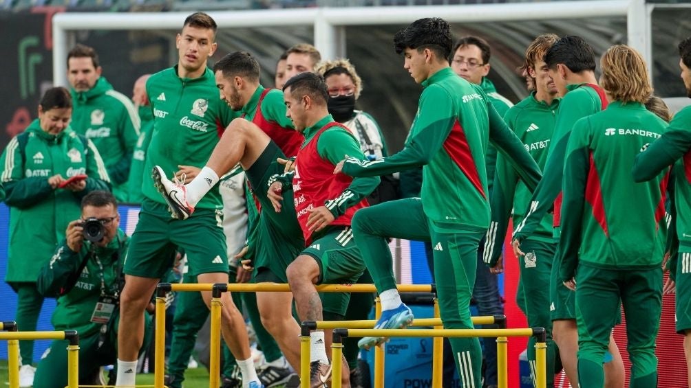 El Tricolor durante un entrenamiento