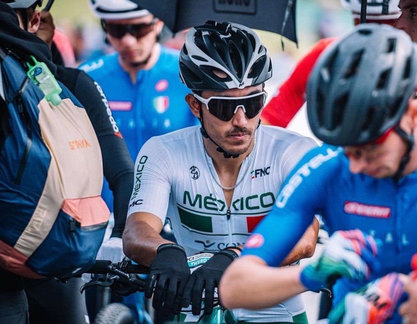 El ciclista mexicano en competición 