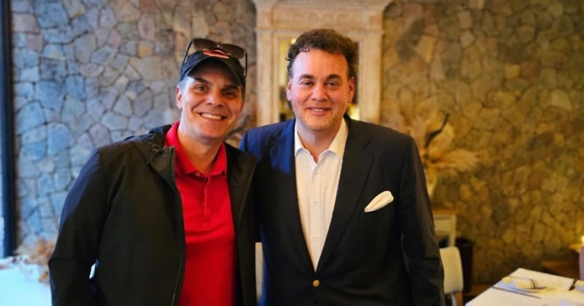 Faitelson y Martinoli conviviendo juntos 