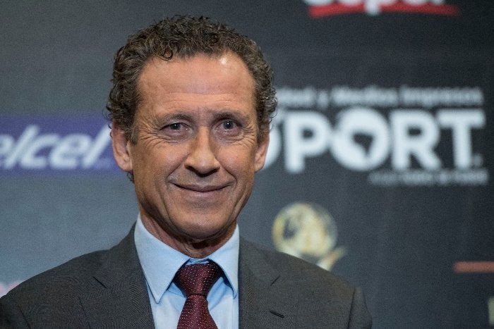 Jorge Valdano durante un evento