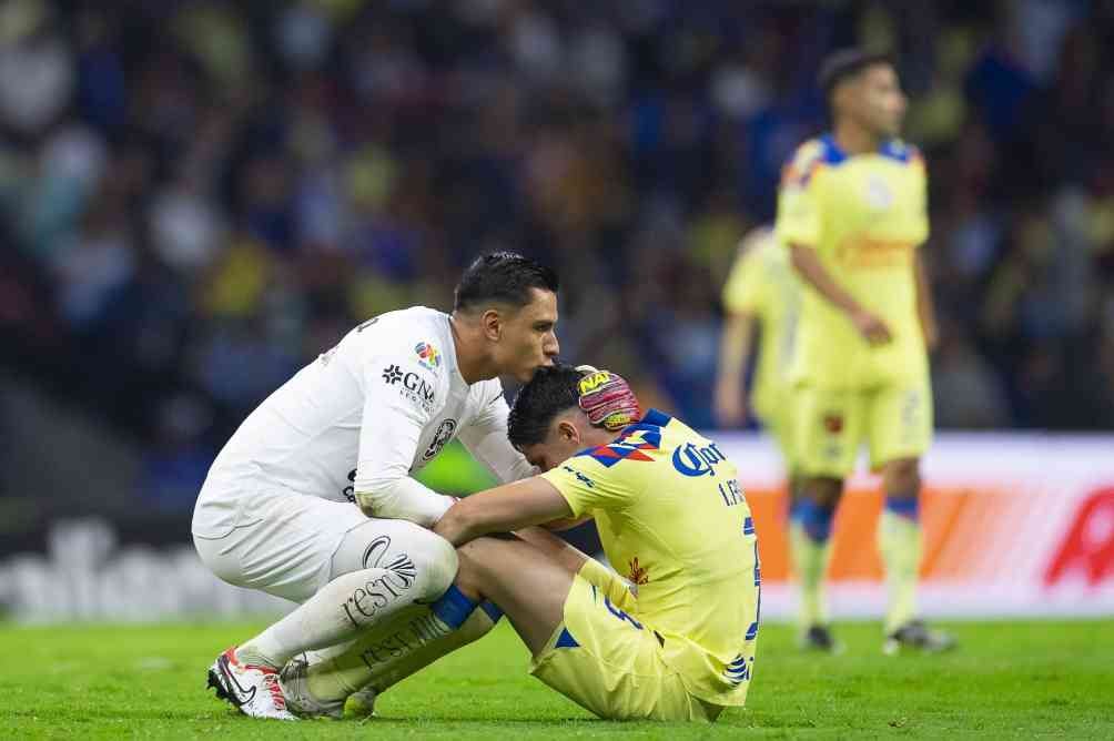 Israel Reyes durante el Clásico Joven en el Apertura 2022