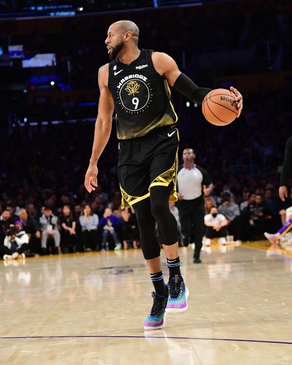 Andre jugando con los Golden State Warriors 