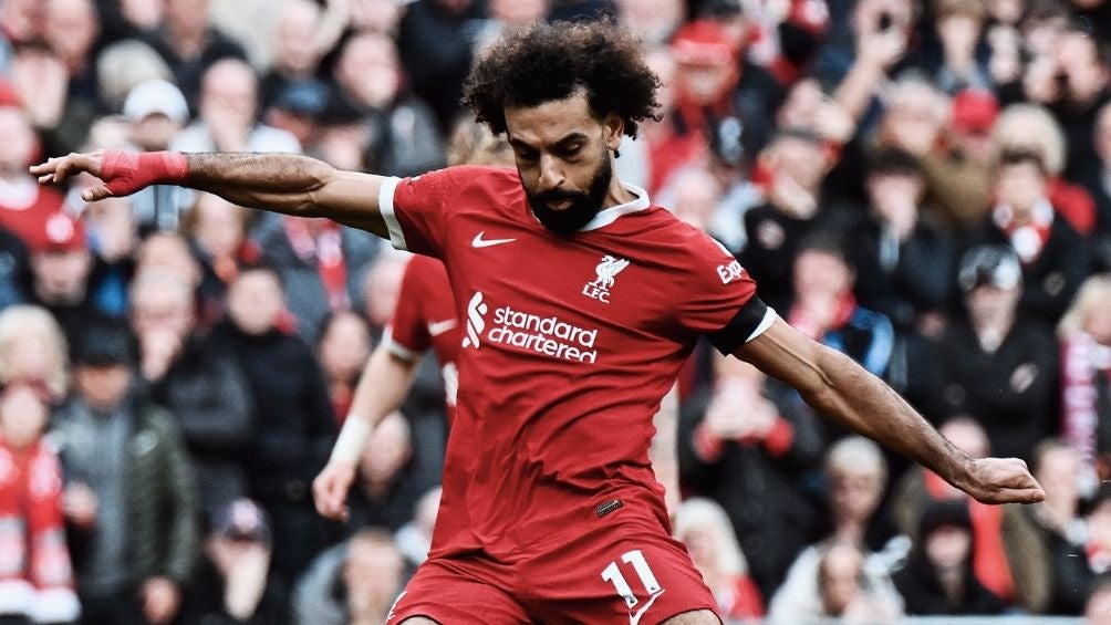 Salah en el cobro de penal ante el Everton