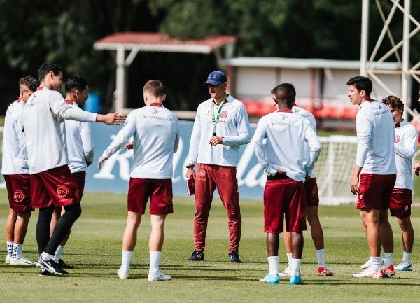 Entrenamiento del Atlético San Luis 