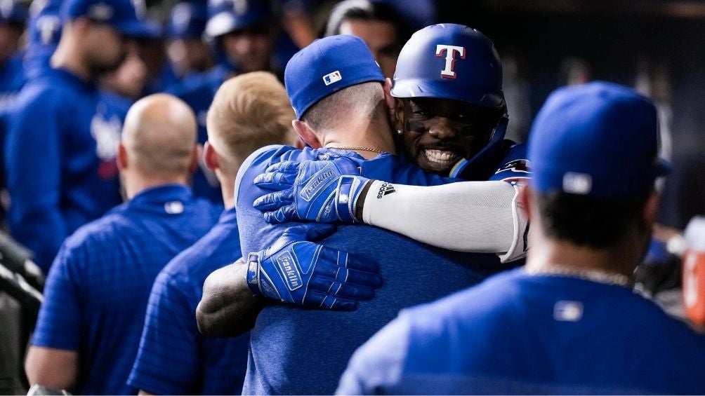 Aroldis García tras el Grand Slam que les dio la victoria a los Rangers