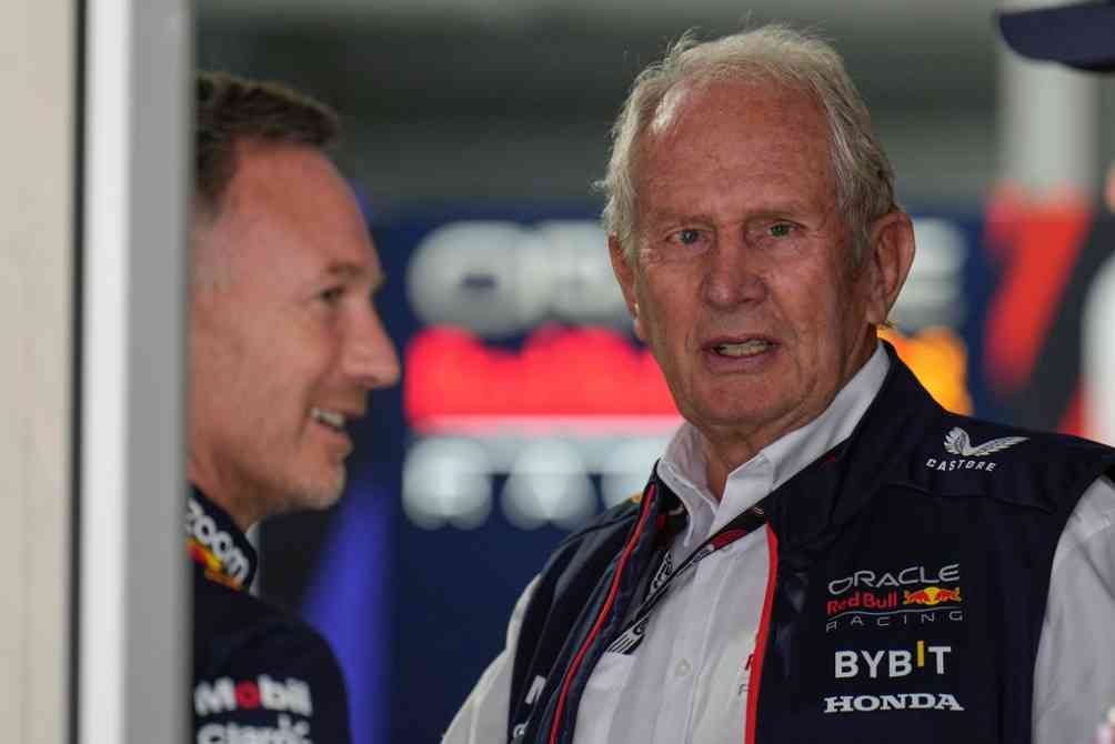 Marko en el garage de Red Bull en Austin 