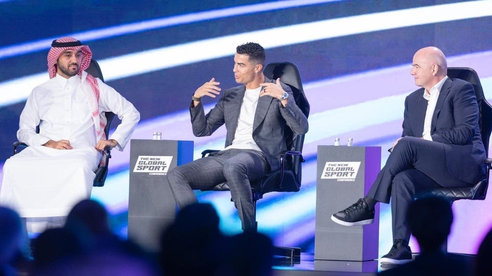 Cristiano Ronaldo and Saudi Arabian prince attend Esports World Cup