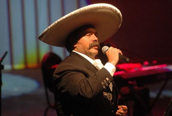 Alberto Ángel 'El Cuervo', durante un concierto