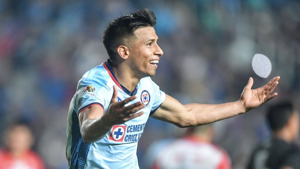 Ángel Sepúlveda celebra un gol  