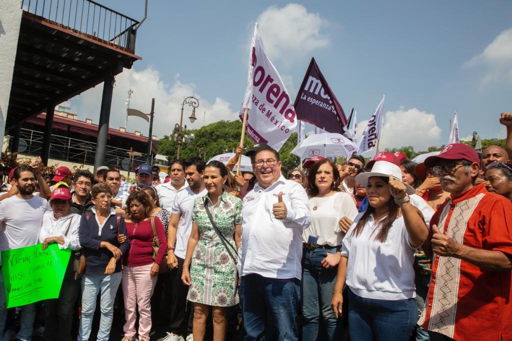 Víctor Mercado, líder en encuestas de Morelos