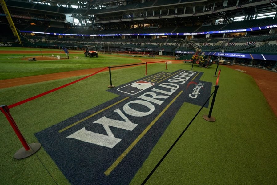 Globe Life Field listo para la Serie Mundial