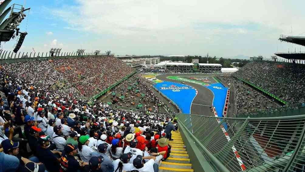 Vista aérea del GP de México