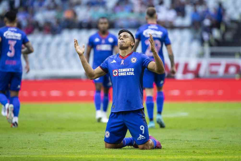 Sepúlveda tras su tanto en el Estadio Azteca