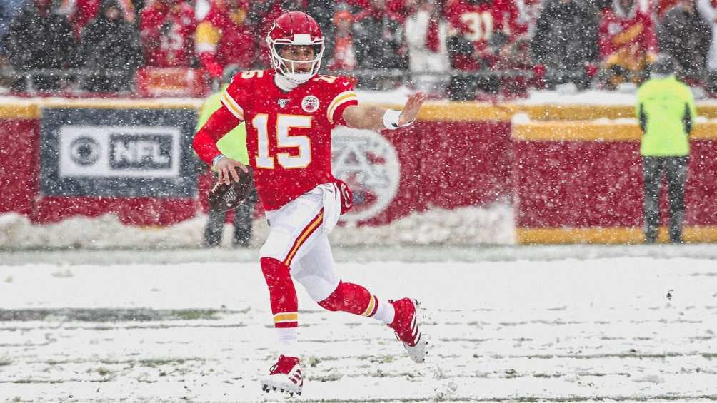 La nieve podría detener a Mahomes