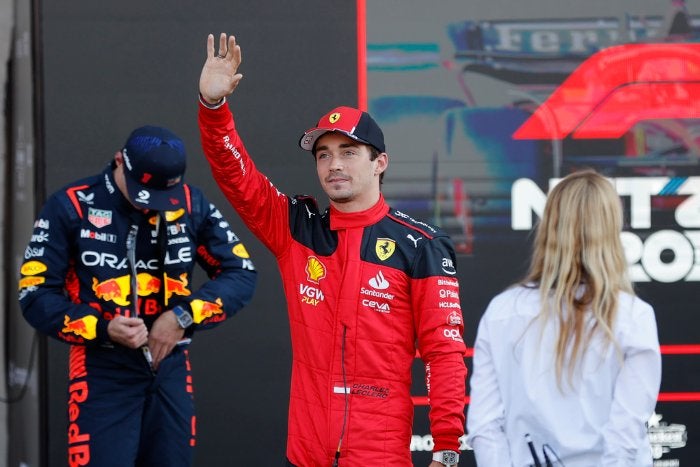 Charles Leclerc ganó la pole position