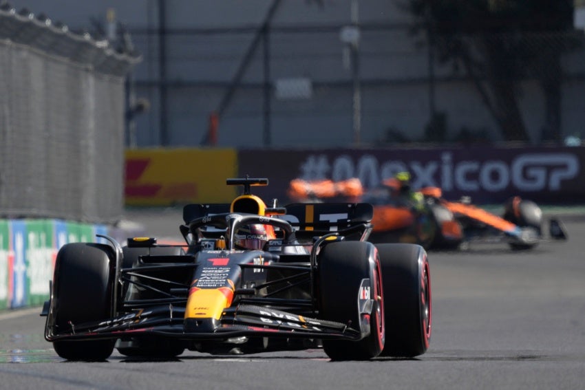 Verstappen en la clasificación del GP de México 