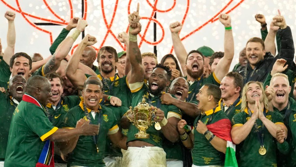 Sudáfrica consigue su cuarto título de la Copa Mundial de Rugby tras vencer a Nueva Zelanda