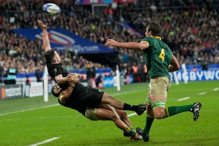 Sudáfrica venció 12-11 a Nueva Zelanda en la Final del Mundial de rugby