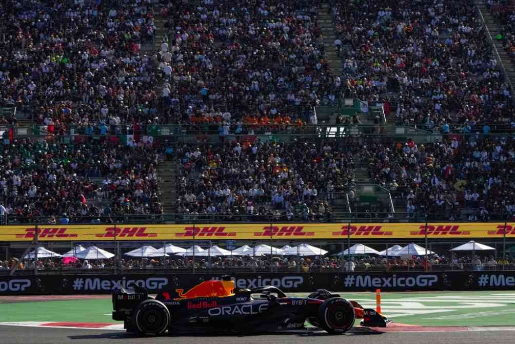 Verstappen durante el Gran Premio de México