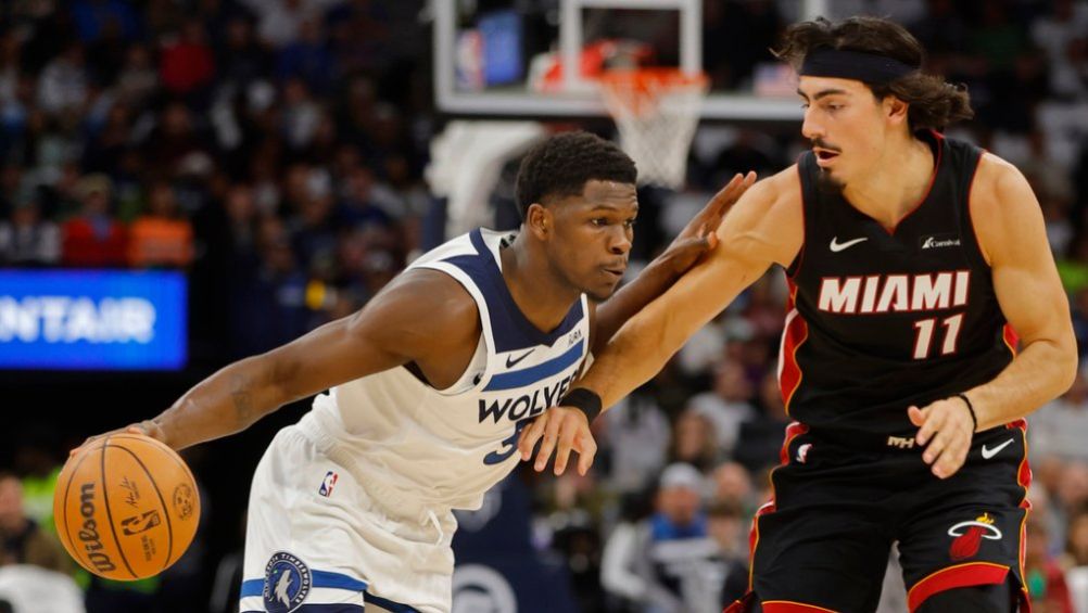 Jaime Jáquez es titular por primera vez con el Heat en derrota ante Timberwolves