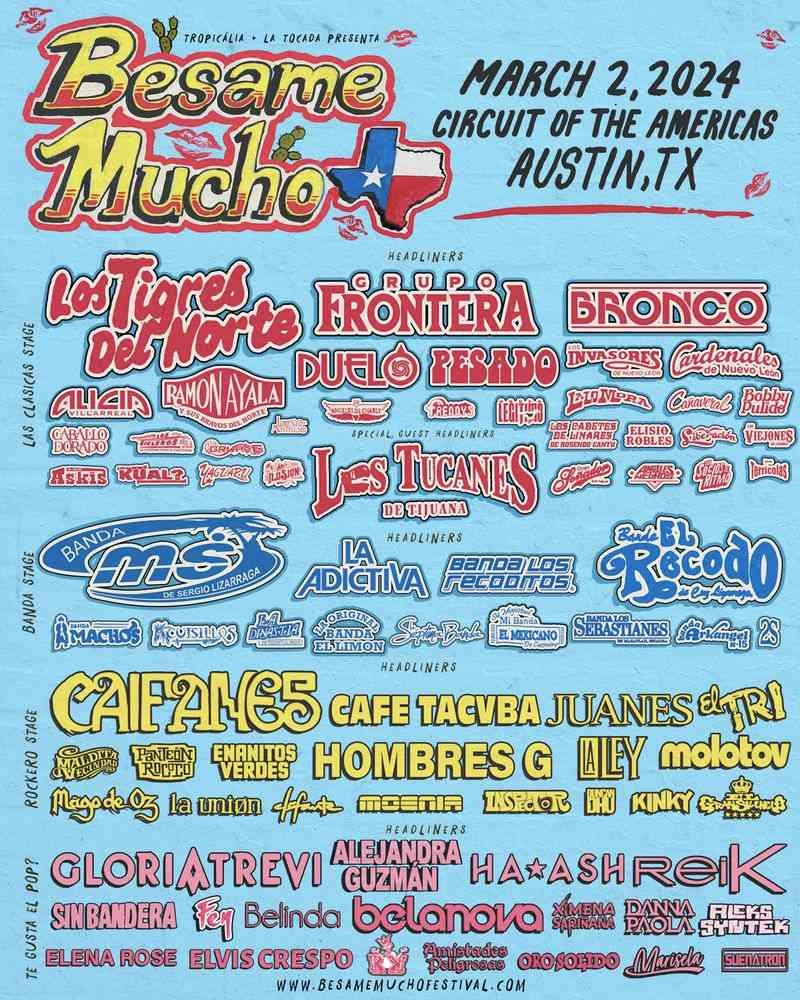 Este es el cartel del festival donde regresará Belanova