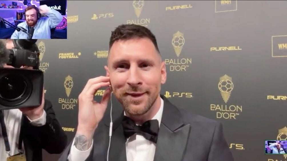 Messi en entrevista con Ibai Llanos