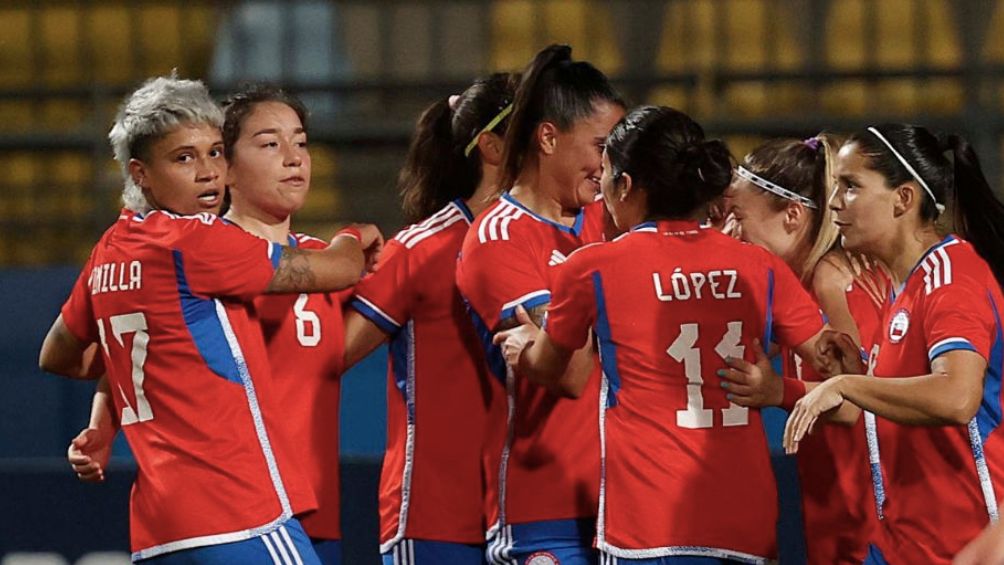 Chile celebrando la victoria ante Estados Unidos