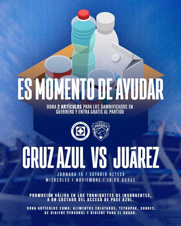 Cruz Azul realiza convocatoria para aficionados