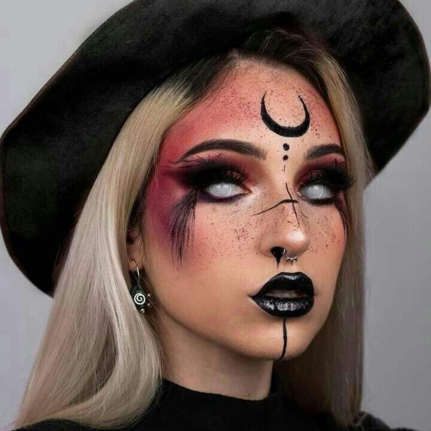 El maquillaje de bruja para esta noche 