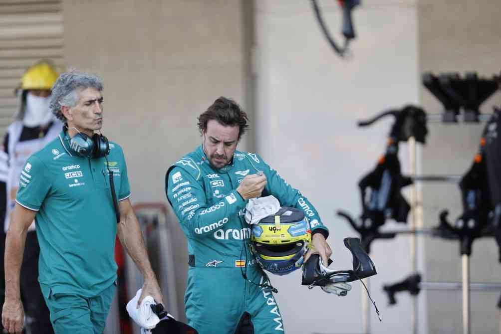 Fernando Alonso en el Gran Premio de México