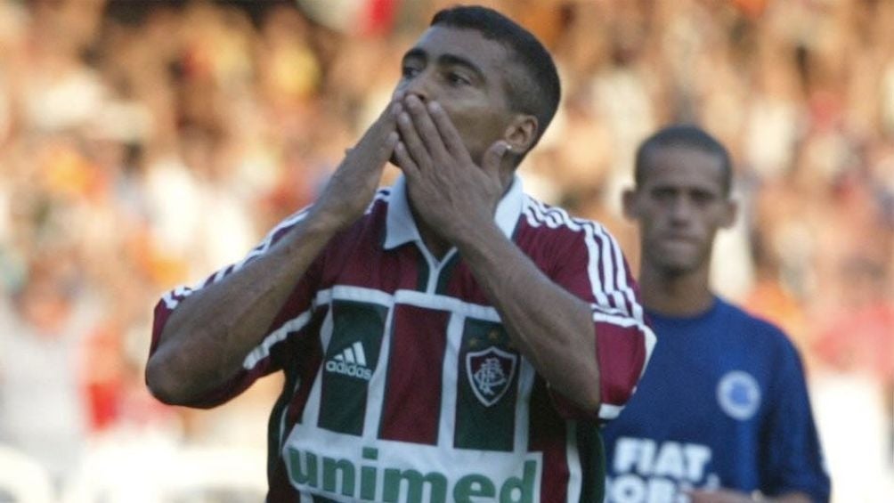 Romario jugando para el Flu