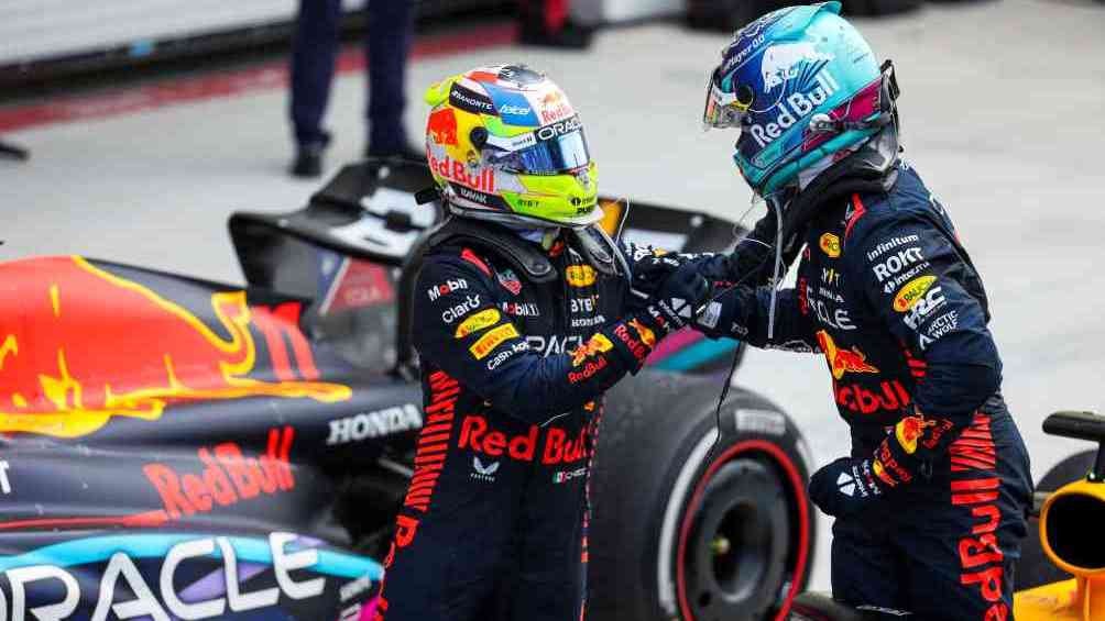 Pérez y Verstappen en el Gran Premio de Miami