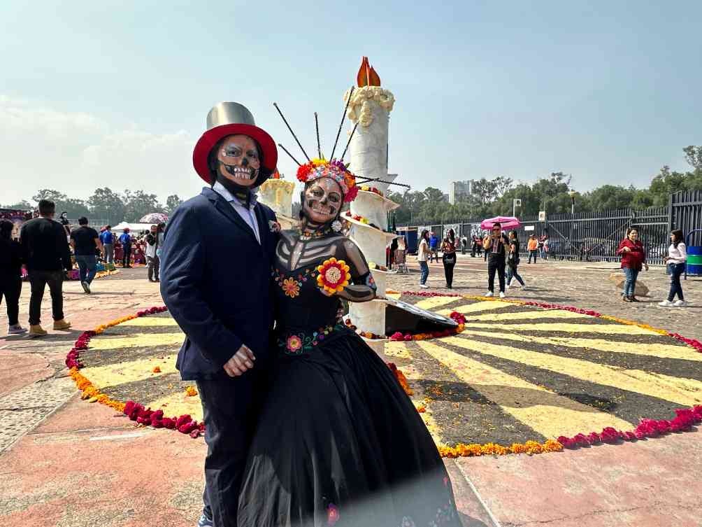 Así se celebró el Día de Muertos en el Estadio Olímpico Universitario