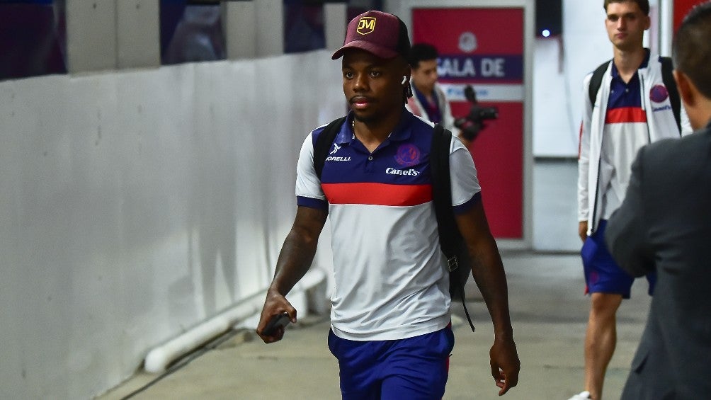 Jhon Murillo previo a un partido