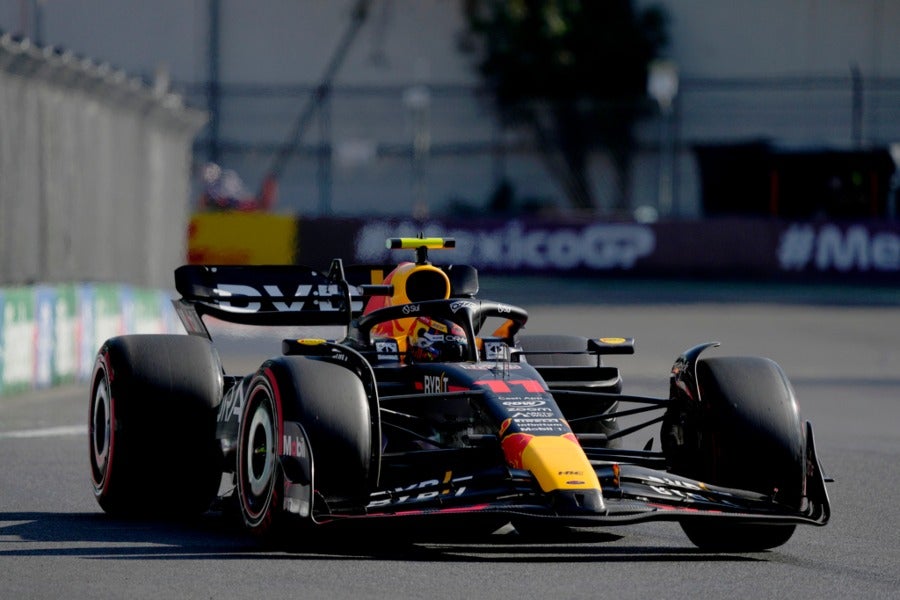 Checo Pérez en el Gran Premio de México