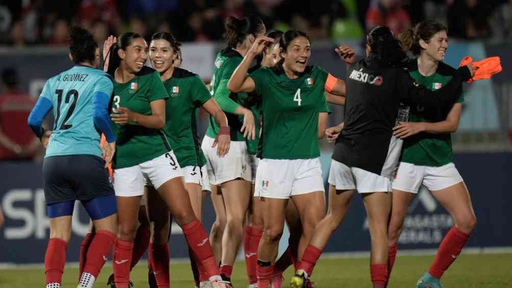 La Selección Mexicana celebra su victoria