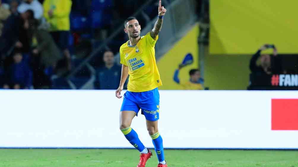 Benito celebra su gol ante el Atlético de Madrid 