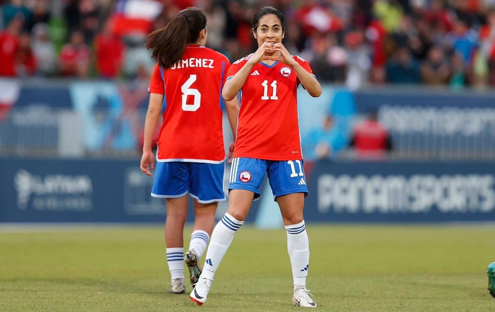 Chile celebra un gol