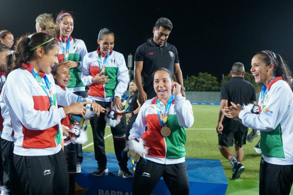 Charly Corral celebra en los Juegos Centroamericanos 2018